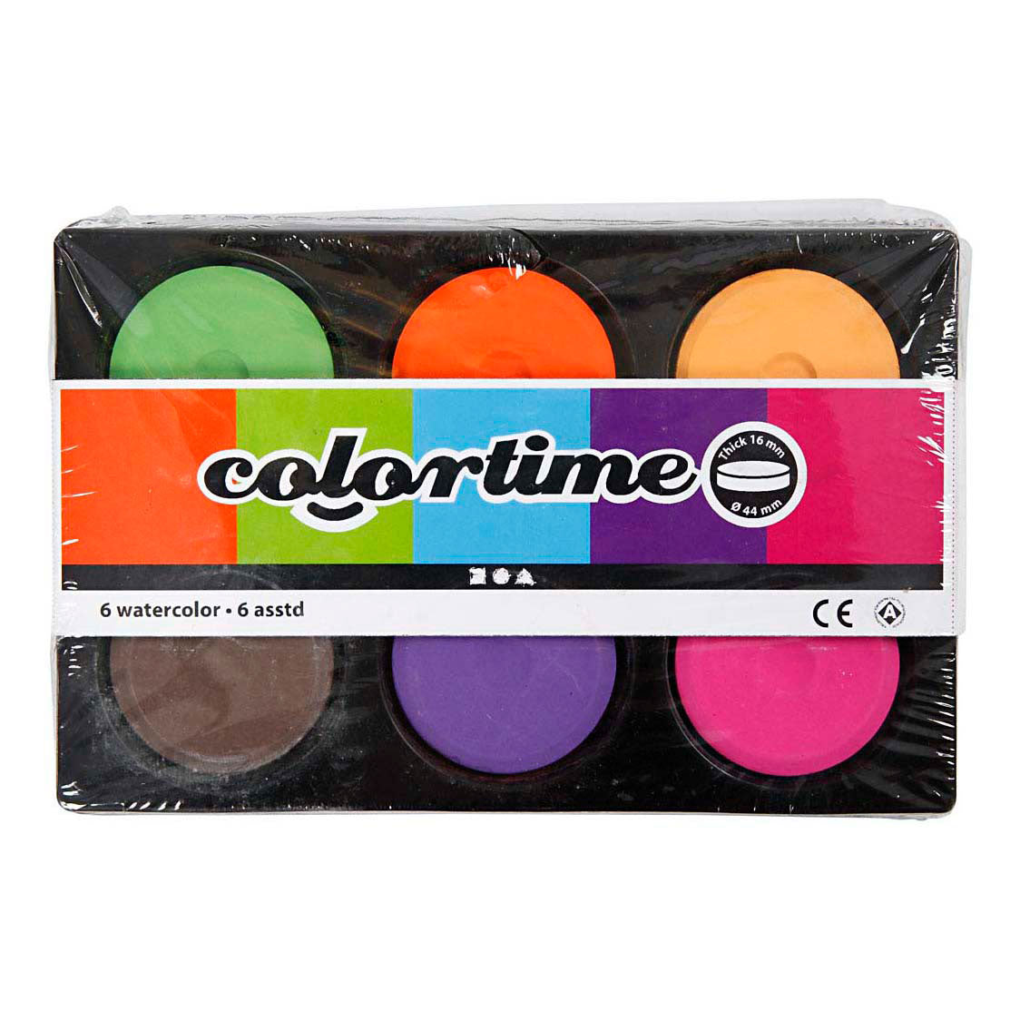 Creativ Company - Creativ Company Waterverf extra kleuren - 6 kleuren