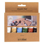Creativ company gouacheverf natuurlijke kleuren - 6x20ml.