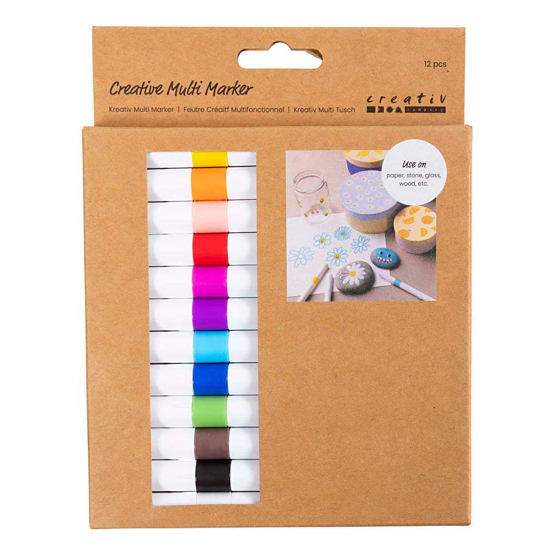 Creativ Company - Creativ Company Creatieve multi stift 4mm diverse kleuren - 12 stuks