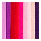 Creativ company hobbyvilt a4 dikte 2mm paars en roze harmonie - 10st.