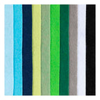 Creativ company hobbyvilt a4 dikte 2mm blauw en groen harmonie - 10st.