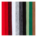 Creativ company hobbyvilt a4 dikte 2mm kerst kleuren - 10st.