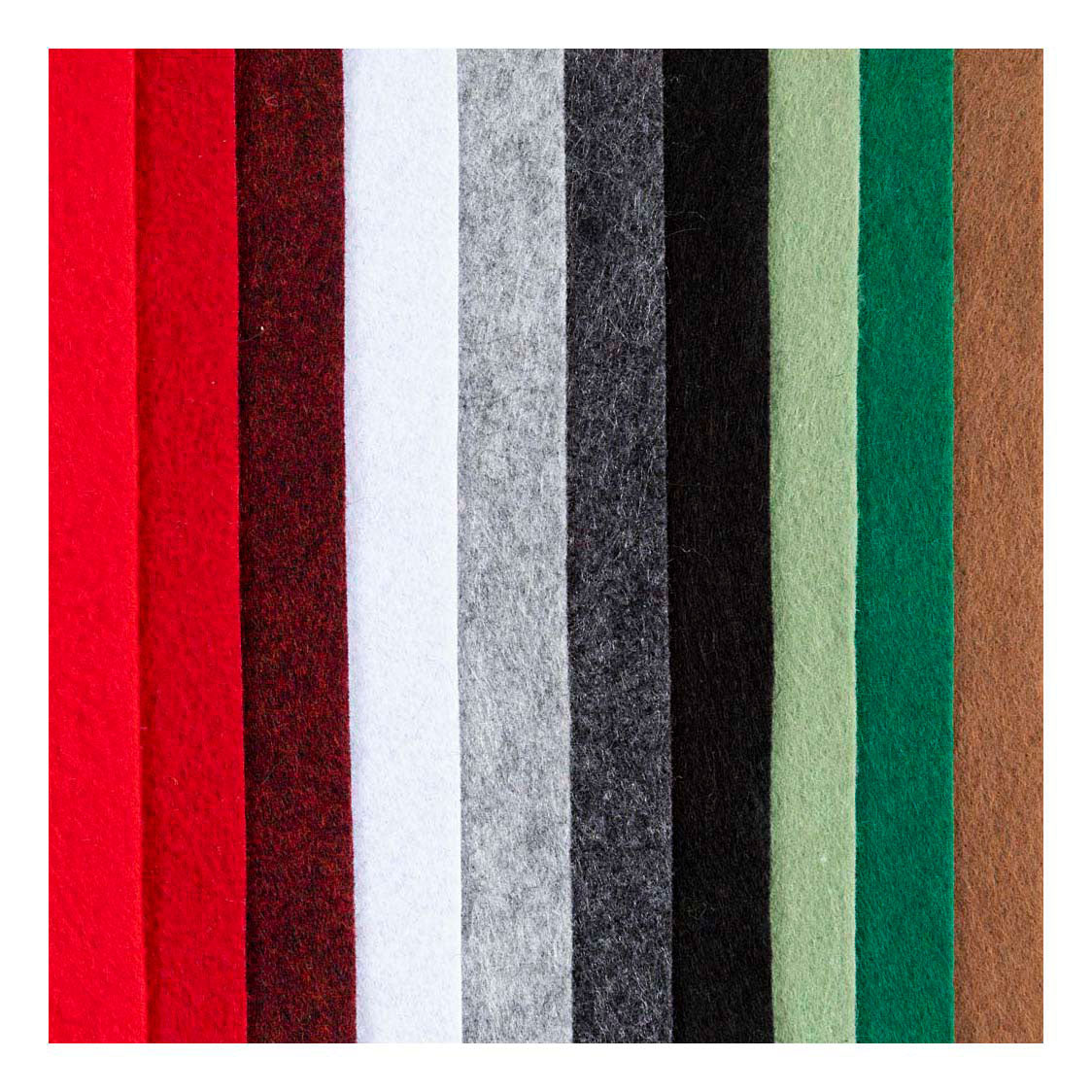 Creativ company hobbyvilt a4 kerst vilt knutselmateriaal multicolor.