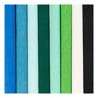 Creativ Company - Creativ Company Crepepapier blauw en groen harmonie - 8st.