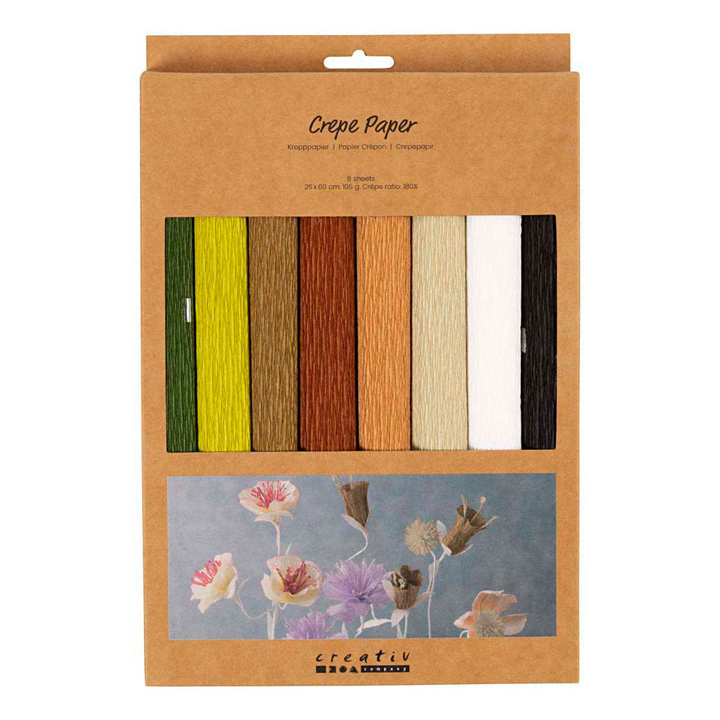 Creativ Company - Creativ Company Crepepapier naturel - 8st.