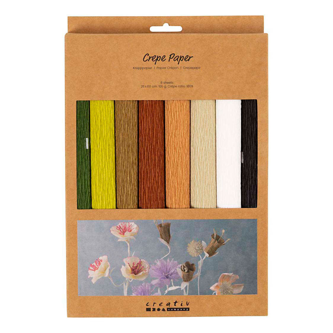 Creativ Company - Creativ Company Crepepapier naturel - 8st.