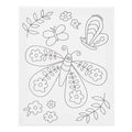 Creativ Company - Creativ Company Schildercanvas met print grote vlinder - 24x30cm