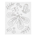 Creativ Company - Creativ Company Schildercanvas met print grote vlinder - 24x30cm