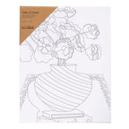 Creativ Company - Creativ Company Schildercanvas met print boeket in vaas - 24x30cm