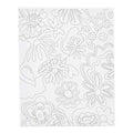 Creativ company schildercanvas met print bloemen - 24x30cm