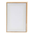 Creativ company gespannen canvas met lijst 280gr. 15,8x23,8cm - wit