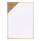 Creativ Company - Creativ Company Gespannen canvas met lijst 280gr. 21x297cm - wit