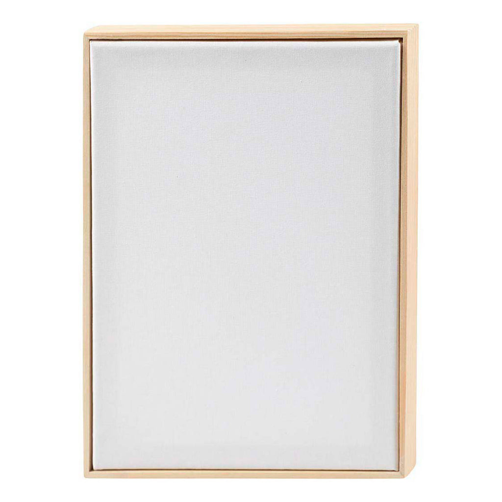 Creativ Company - Creativ Company Gespannen canvas met lijst 280gr. 21x297cm - wit
