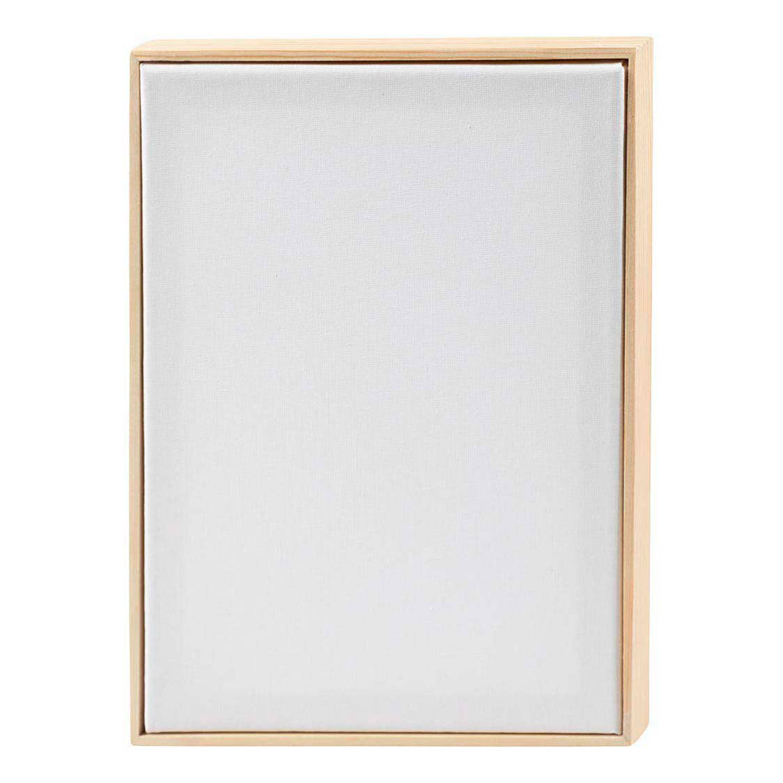 Creativ Company - Creativ Company Gespannen canvas met lijst 280gr. 21x297cm - wit