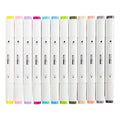 Creativ company tekenstift lijndikte 1+8mm pastelkleuren - 12st.