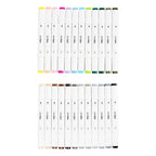 Creativ company tekenstift lijndikte 1+8mm pastelkleuren - 24st.
