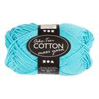Creativ company katoengaren afm 8 8 l: 80-85 m turquoise - 50gr.