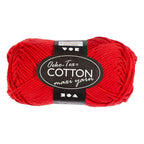 Creativ company katoengaren afm 8 8 l: 80-85 m donkerrood - 50gr.