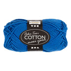 Creativ company katoengaren afm 8 8 l: 80-85 m kobalt blauw - 50gr.