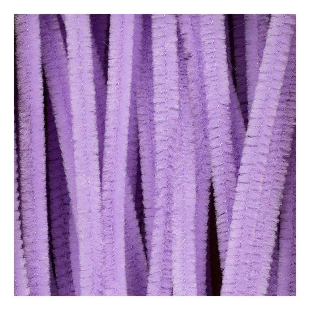 Creativ Company - Creativ Company Chenille 6mm x 30cm paars - 50 stuks