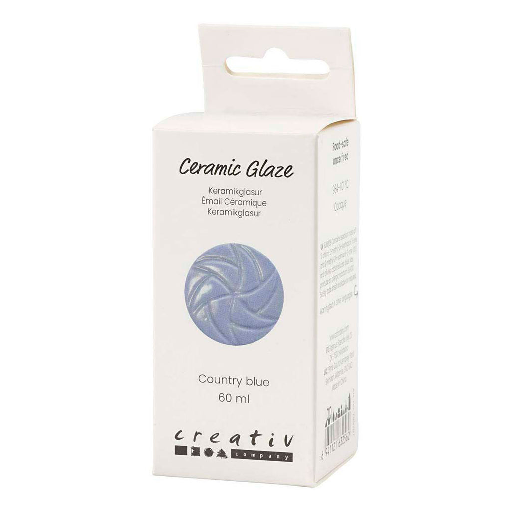 Creativ Company - Creativ Company Https://www.cchobby.nl/keramiek-glazuur-984-1101-c-dekkend-country-blue-60-ml-1-doosje