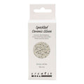 Creativ company gespikkeld keramiek glazuur 999-1060 c dekkend sneeuwwit - 60ml