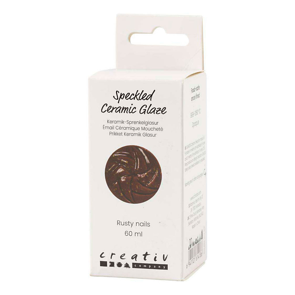 Creativ Company - Creativ Company Https://www.cchobby.nl/gespikkeld-keramiekglazuur-999-1060-c-dekkend-rusty-nails-60-ml-1-doosje