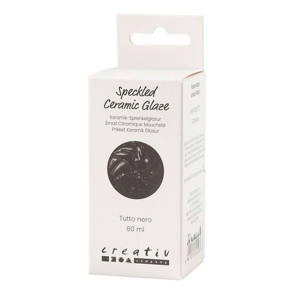 Creativ Company - Creativ Company Https://www.cchobby.nl/gespikkeld-keramiekglazuur-999-1060-c-dekkend-tutto-nero-60-ml-1-doosje