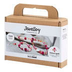 Creativ Company - Creativ Company Https://www.cchobby.nl/mini-hobbyset-sieraden-halsketting-en-armband-roze-1-doos