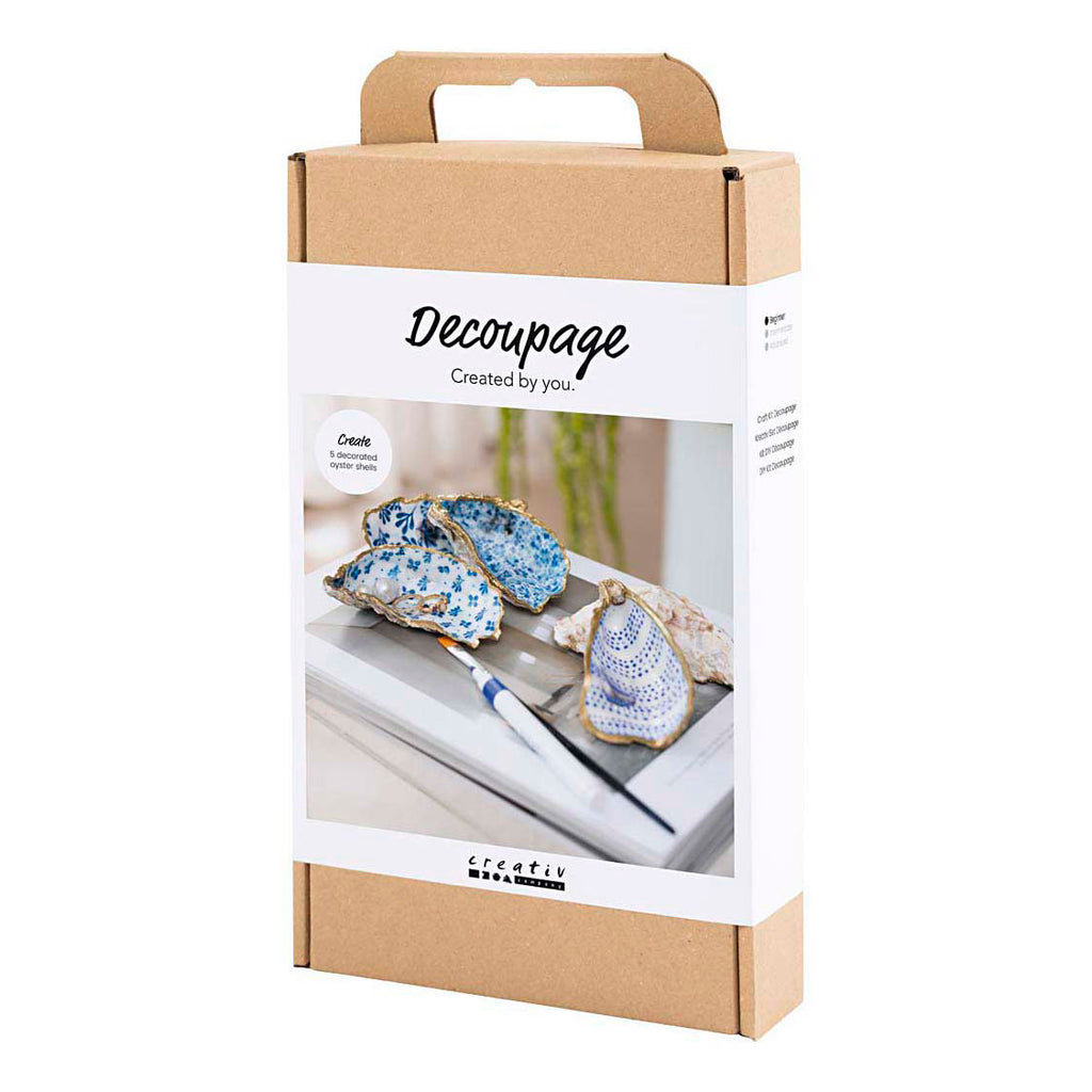 Creativ Company - Creativ Company Https://www.cchobby.nl/hobbyset-decoupage-oesterschelpen-blauw-1-doos
