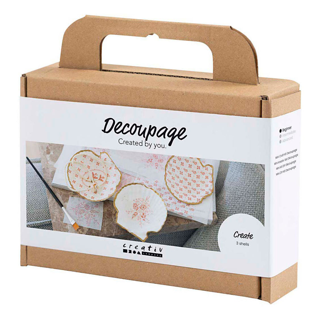 Creativ Company - Creativ Company Https://www.cchobby.nl/mini-hobbyset-decoupage-mosselschelpen-lichtroze-1-doos