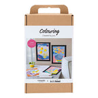 Creativ company hobbyset kleuren schilderen volgens cijfers markeerstiften