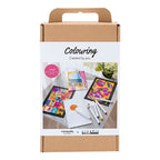 Creativ company hobbyset kleuren schilderen volgens cijfers markeerstiften