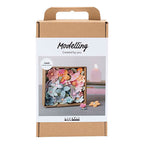 Creativ company hobbyset bloemen boetseren pastelkleuren