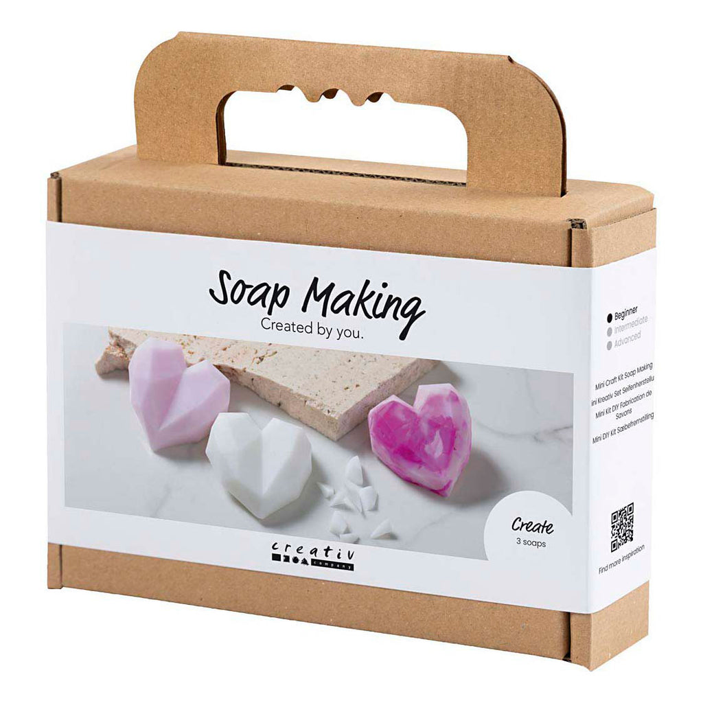 Creativ Company - Creativ Company Mini hobbyset harten zeep maken roze