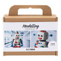 Creativ Company - Creativ Company Mini hobbyset robot boetseren blauw grijs en rood