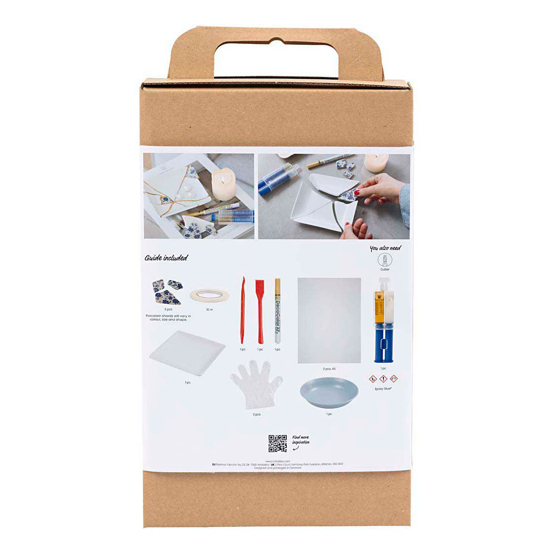 Creativ Company - Creativ Company Https://www.cchobby.nl/hobbyset-kintsugi-schaal-blauw-goud-wit-1-doos