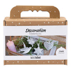 Creativ company mini hobbyset decoratie kerstdecoratie silver metal