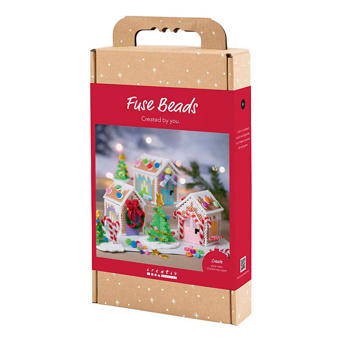 Creativ Company - Creativ Company Hobbyset strijkkralen kersthuisje