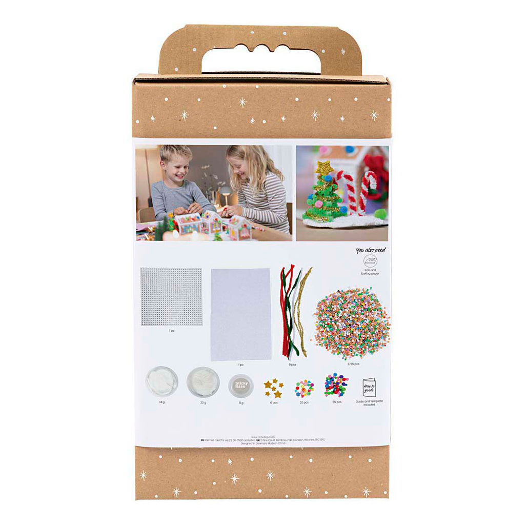 Creativ Company - Creativ Company Hobbyset strijkkralen kersthuisje