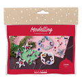 Creativ company mini hobbyset boetseren sterren zilver wit