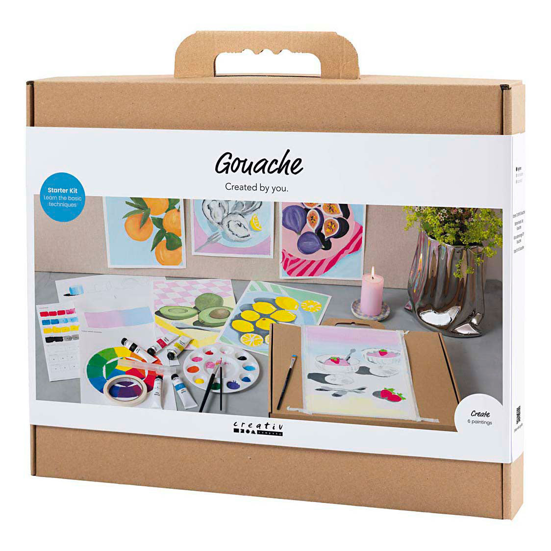 Creativ Company - Creativ Company Https://www.cchobby.nl/starter-hobbyset-gouache-schilderijen-diverse-kleuren-1-doos