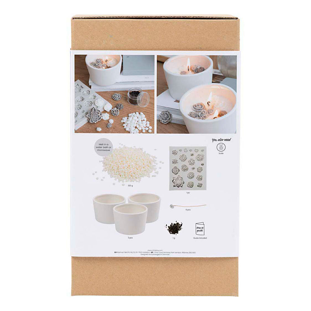 Creativ Company - Creativ Company Https://www.cchobby.nl/hobbyset-kaarsen-maken-roos-beige-wit-creme-1-doos