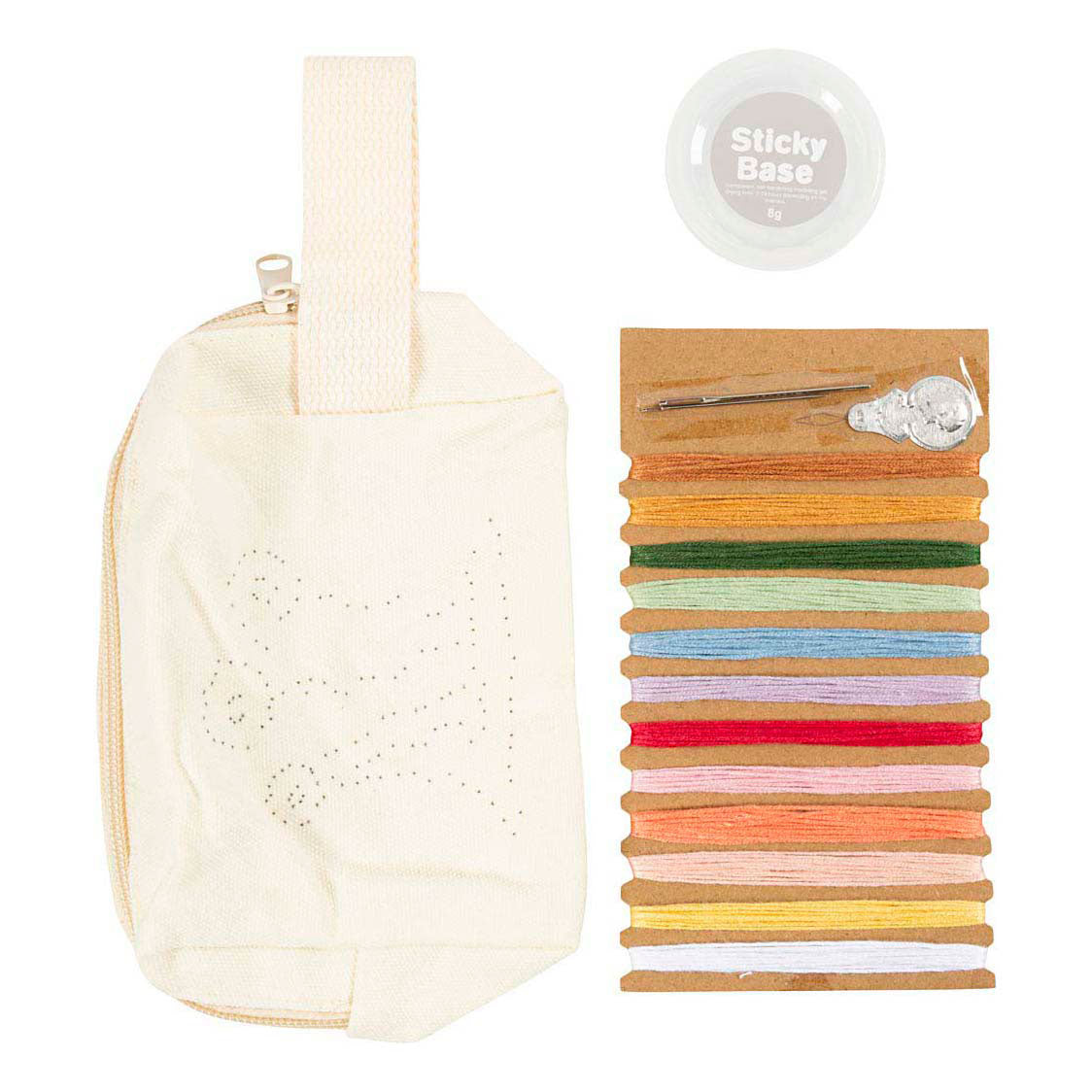 Creativ Company - Creativ Company Mini hobbyset borduurwerk make-up tas