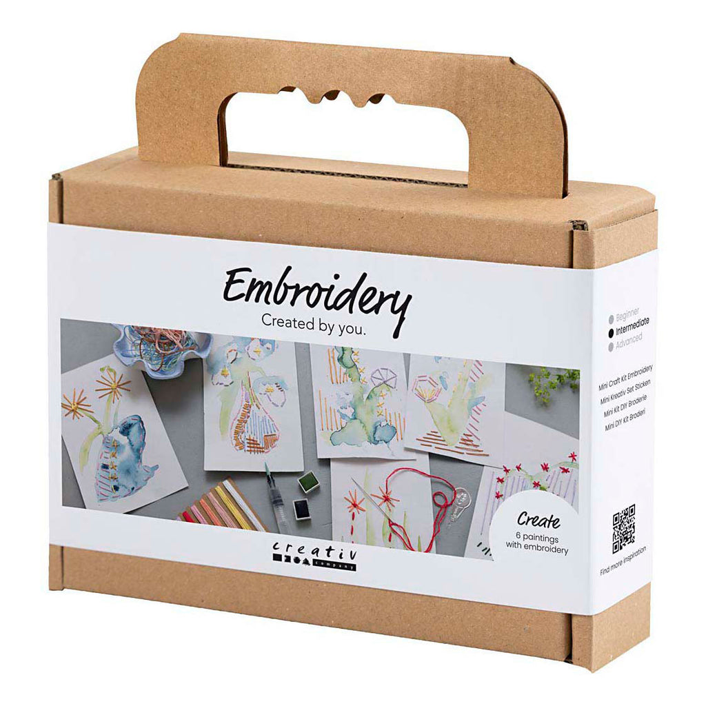 Creativ Company - Creativ Company Https://www.cchobby.nl/mini-hobbyset-borduurwerk-schilderijen-met-borduurwerk-diverse-kleuren-1-doos