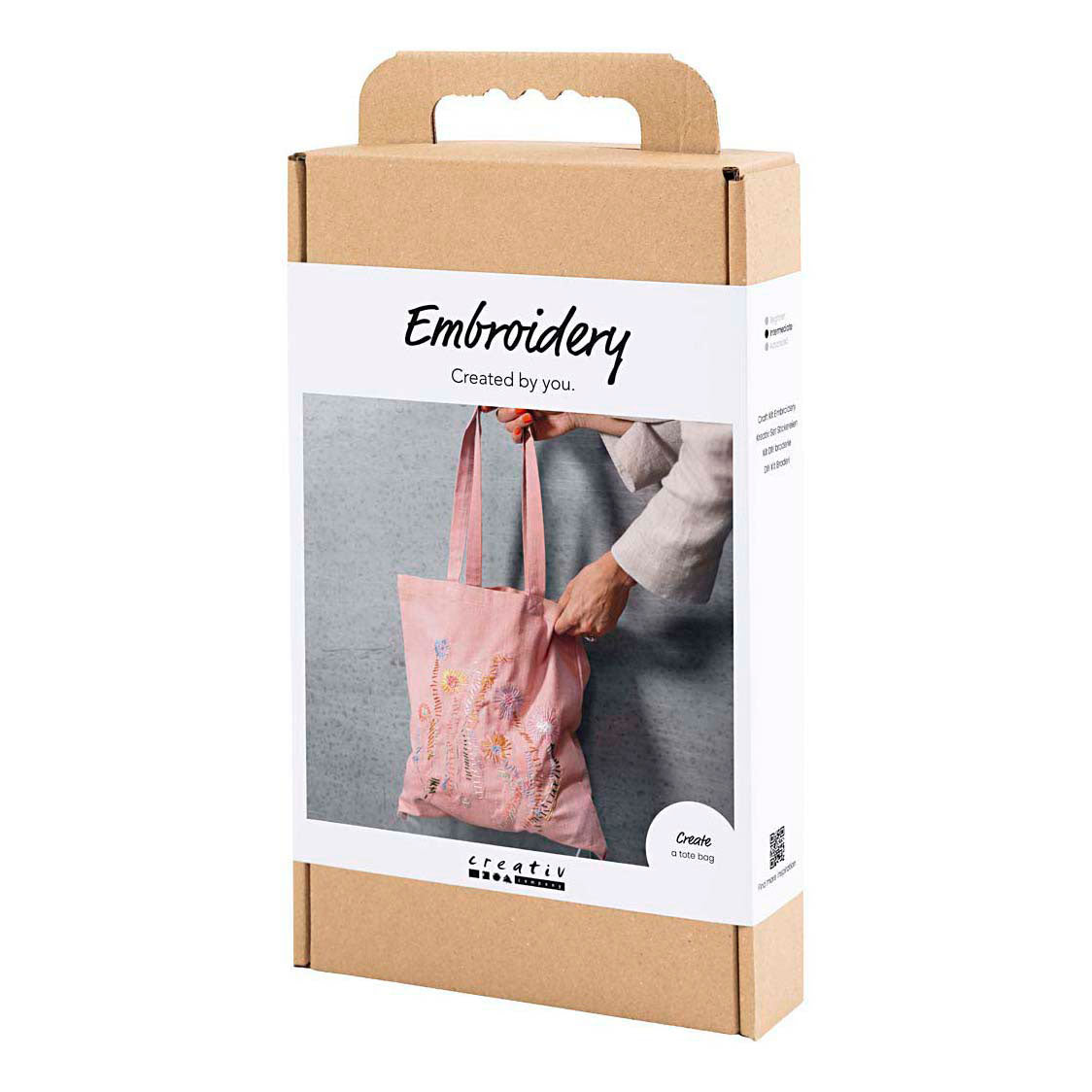 Creativ Company - Creativ Company Https://www.cchobby.nl/hobbyset-borduurwerk-draagtas-lichtroze-1-doos