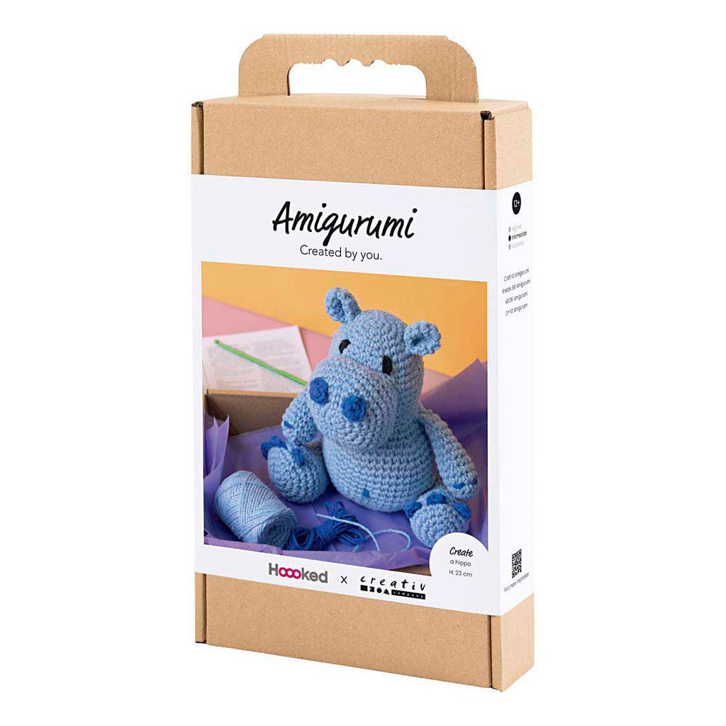 Creativ Company - Creativ Company Https://www.cchobby.nl/hobbyset-amigurumi-nijlpaard-blauw-lichtblauw-1-doos