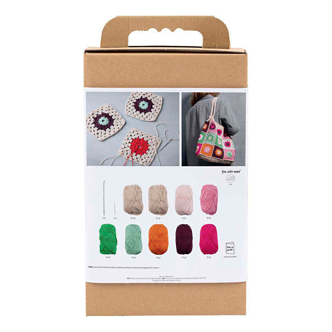 Creativ Company - Creativ Company Https://www.cchobby.nl/hobbyset-haken-tas-kleurrijk-creme-1-doos