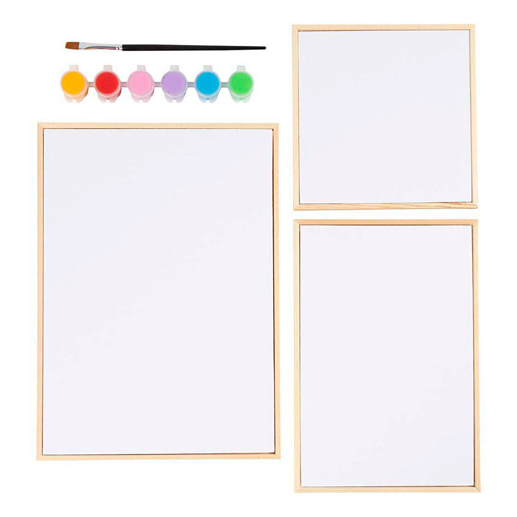 Creativ Company - Creativ Company Set canvas panelen kleurrijk