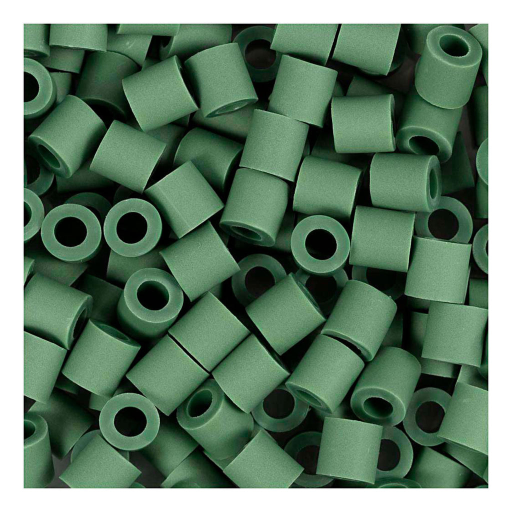 Creativ company nabbi biobeads 5x5mm donkergroen - 1000st.